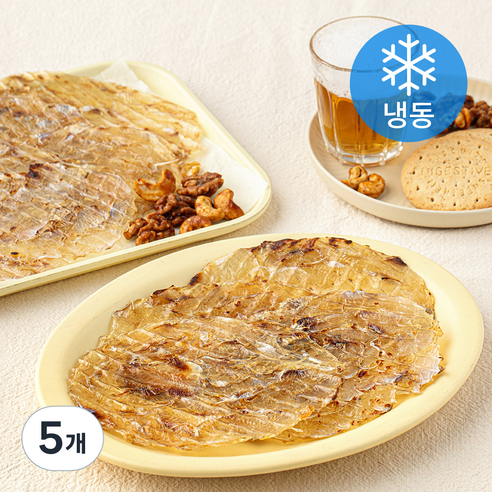 주안상점 쥐치포 (냉동), 5개, 100g