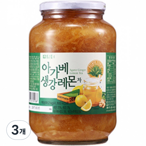 담터 아가베생강레몬차, 1kg, 1개입, 3개