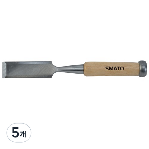 스마토 목공용끌 나무자루 SM-FC25W C1093016, 5개