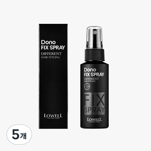 LOWELL 도노 픽스 헤어 스프레이, 5개, 60ml