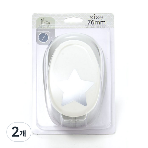 포코스 모양펀치 R-76 76mm, 1번 별, 2개