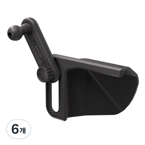 주파집 EV3 차량용 인포테인먼트 왼쪽 휴대폰 거치대 마운트, 블랙, 6개