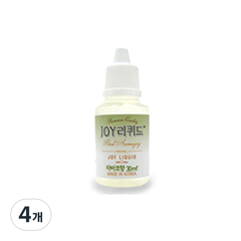 조이리퀴드 아로마조이 슬라임재료 30ml, 4개, 타바코