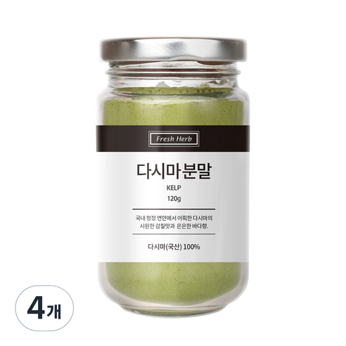 신선약초 다시마 분말, 120g, 4개