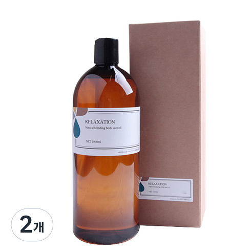 아로마랩 릴랙세이션 바디 마사지 오일, 1000ml, 2개