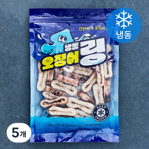 오징어링 (냉동), 5개, 400g