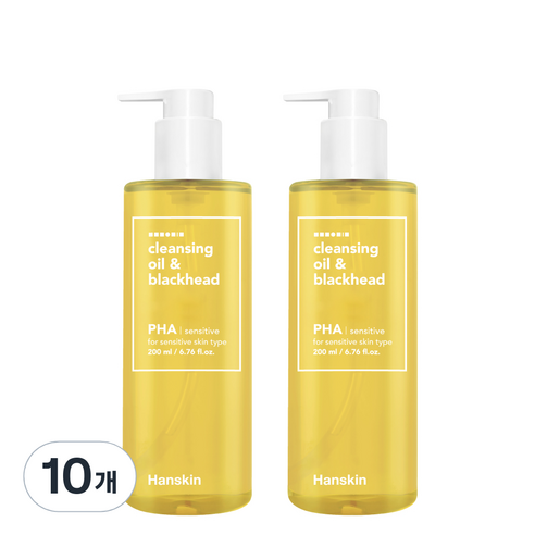 한스킨 클렌징오일 앤 블랙헤드 PHA, 200ml, 10개