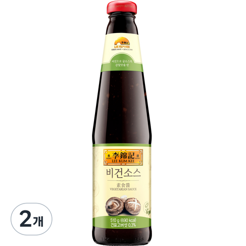 이금기 비건소스, 510g, 2개
