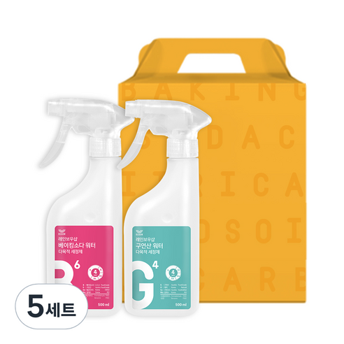 레인보우샵 워터 다목적 세정제 선물세트, 5세트