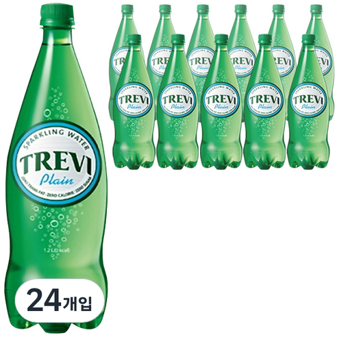 트레비 롯데칠성 플레인 탄산수, 1.2L, 24개 트레비 롯데칠성 플레인 탄산수, 1.2L, 24개