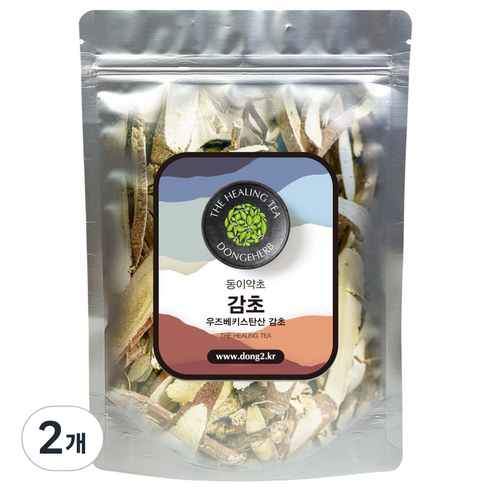 동이약초 우즈베키스탄산 감초, 500g, 2개