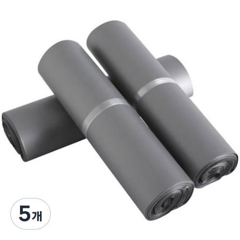 가팡 택배 비닐봉투 폴리백 실버 D HDPE 0.08 200p, 5개