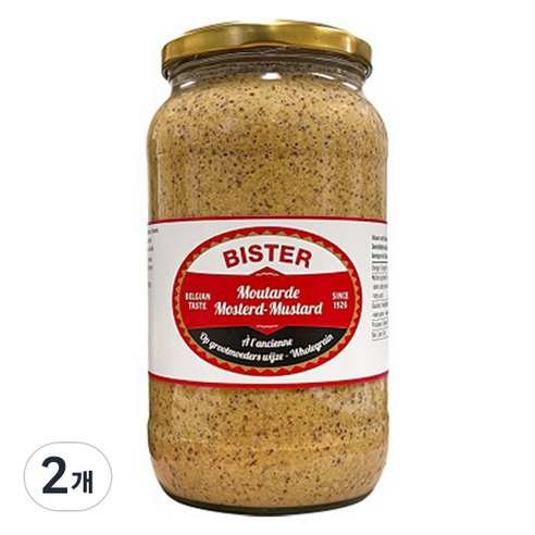 비스터 홀그레인 머스터드, 1kg, 2개