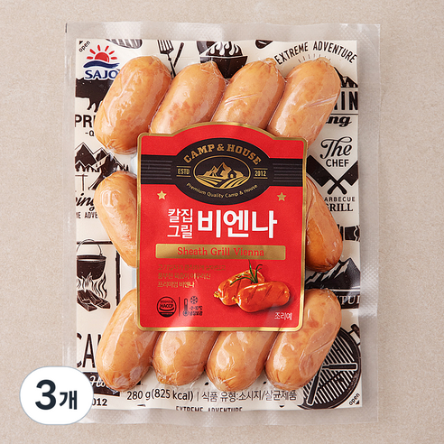 사조 칼집그릴비엔나, 280g, 3개