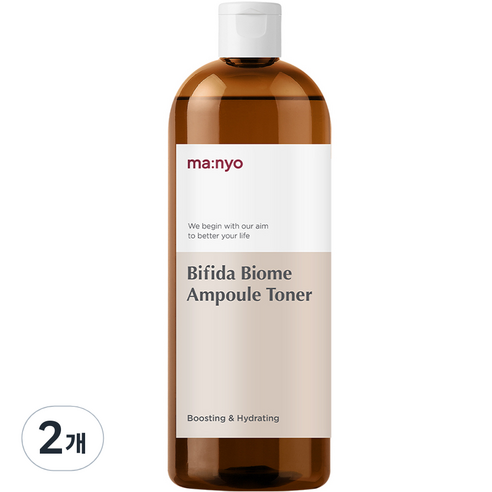 마녀공장 비피다 바이옴 앰플 토너, 500ml, 2개