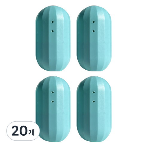 코끼리리빙 자동 변기 세정제 민트, 230g, 20개
