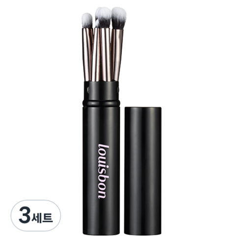 루이본 초부드러운 깃털 감촉 메이크업 브러쉬 5종 세트, 혼합색상, 3세트
