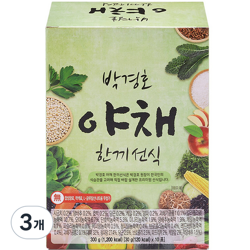 보의당 박경호 야채 한끼선식, 300g, 3개