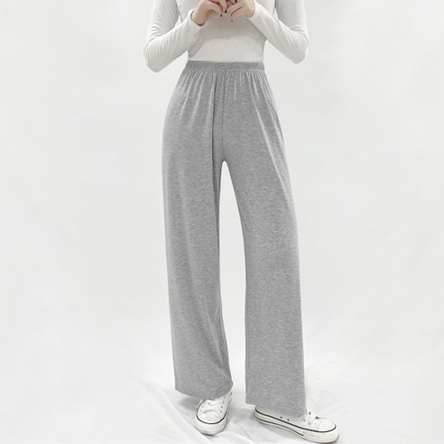 가비진 여성용 스판 와이드 밴딩팬츠: 편안함과 스타일의 완벽한 조화