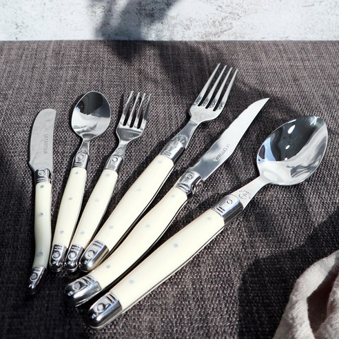 우아한 티타임을 위한 완벽한 선택, 까르투하 오로 티스푼 티포크 세트