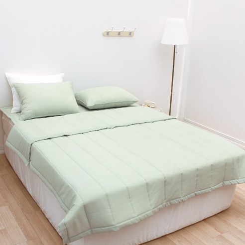 슈에뜨룸 어바웃 뱀부 시어서커 시원한 여름 이불 패드 세트