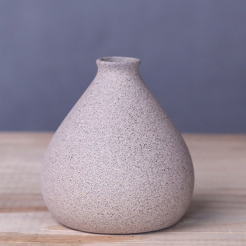 앤리이니 세라믹 샌드 미니 화병, 회색