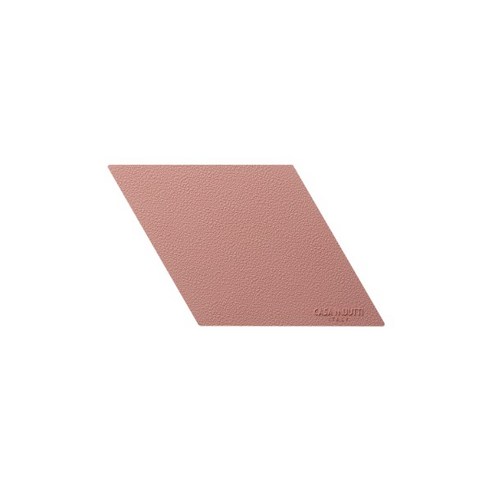까사무띠 아모르 다이아몬드 테이블 매트, 로즈핑크, 26.5 x 15.5 cm