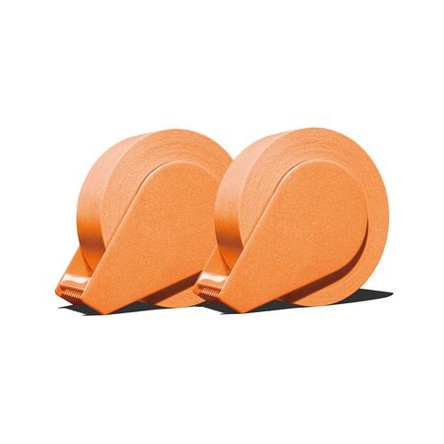 모모팝 팝 롤 테이프 점착 메모지, ORANGE, 2개