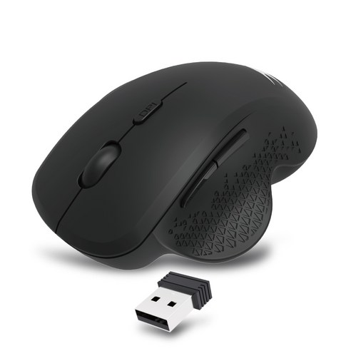 알텍 무선 수직 마우스 ALBM7624, 블랙 유선버티컬마우스