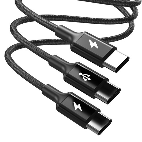 빠르고 효율적이며 내구성 있는 3in1 고속 충전 케이블