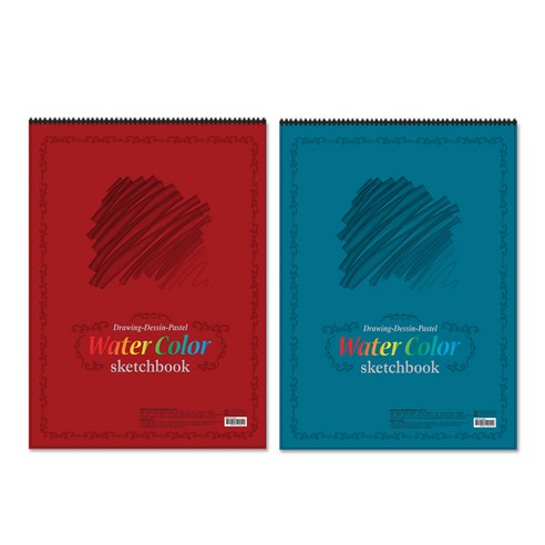 몽땅 전문가용 스케치북 200g 2종 세트, 4절, 15매