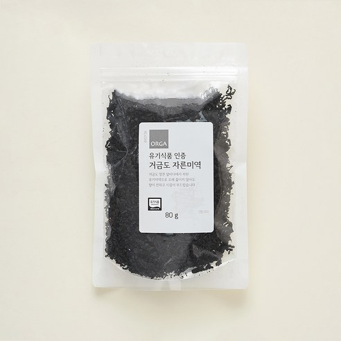 올가홀푸드 유기식품 인증 거금도 자른미역, 1개, 80g