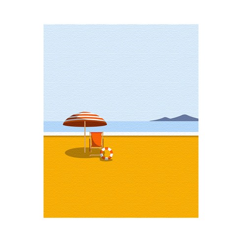 플레이어바웃 홀리데이 DIY 명화 그리기 40 x 50 cm 세트, 혼합색상