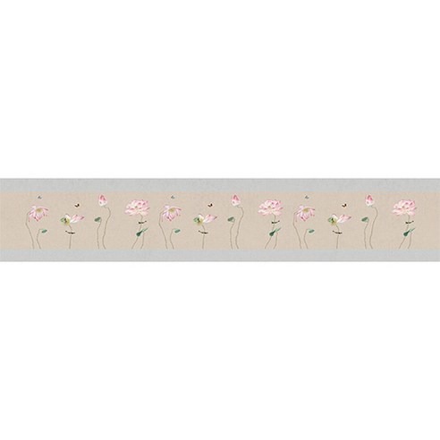 전통적 연꽃 디자인 다도 티 테이블러너, 01, 30 x 100 cm