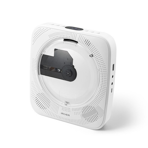 아이리버 무선 FM라디오 USB 스피커 벽걸이 CD플레이어, IAW-205C, 화이트
