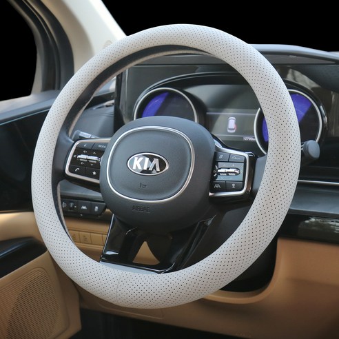 모런 자동차 타공 핸들커버 순정형, 미스티그레이