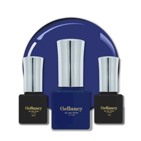 벨랑시 젤네일 3종세트, 1세트, 벨랑시 베이스 5ml+SN-19 클래식 블루 5ml+벨랑시 탑 5ml
