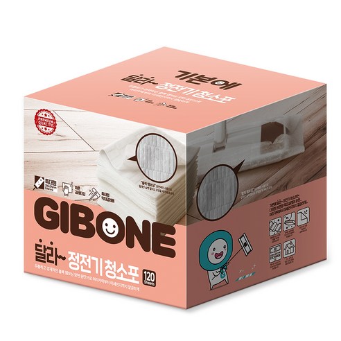 [OKㅣ강추] 기본에 달라 정전기 청소포 특대형 120p, 1개 [OKNOWㅣ추천상품]