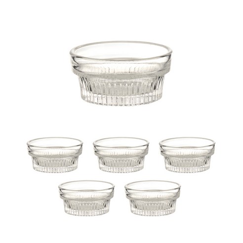 식탁에 감성을 더하는 글라스코 스트라이프 미니 소스볼 SH53518