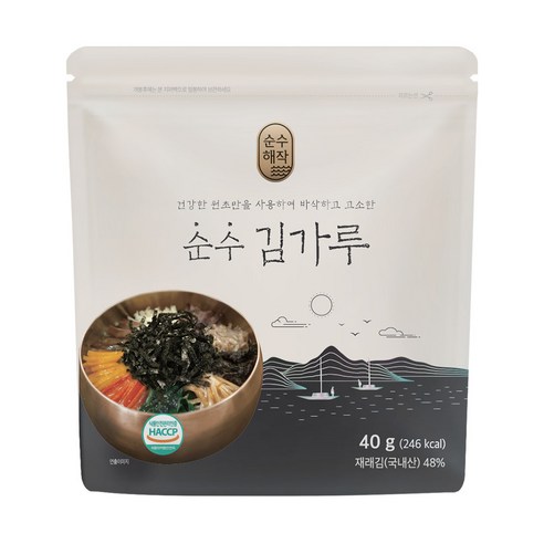 순수해작 순수 김가루, 40g, 1개