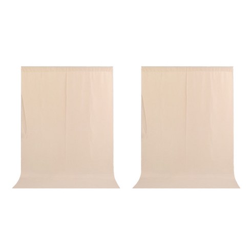 대한 베이직 폴리 촬영용 배경천 3 x 6m, 단일상품(베이지), 2개