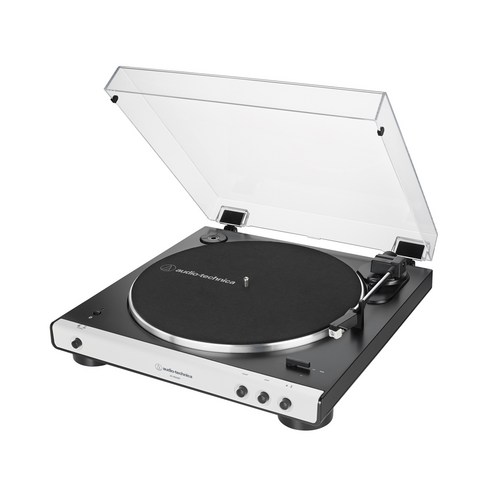 오디오테크니카 자동 벨트 드라이브 무선 블루투스 텐테이블, AT-LP60XBT, 화이트
