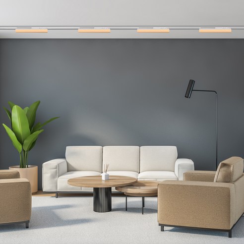 원하 라인 레일 300 LED 10W 조명 T10, 화이트(전구색)
