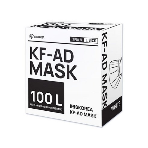 아이리스 비말 마스크 대형 KF-AD, 100개입, 1개