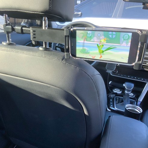 차량 내에서 태블릿과 스마트폰 사용의 편리함, 안전성 및 다목적성을 향상시키는 힐링쉴드 헤드레스트 마운트