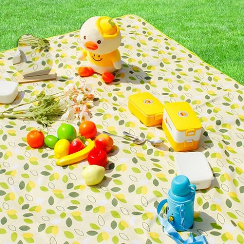 야외 활동에 필요한 다양한 기능을 갖춘 정상아이앤의 휴대용 피크닉 방수 돗자리