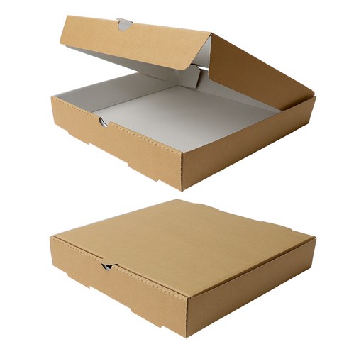 블룸엣홈 크라프트 사각 피자박스 25.5 x 25.5 x 4.5 cm, 10개