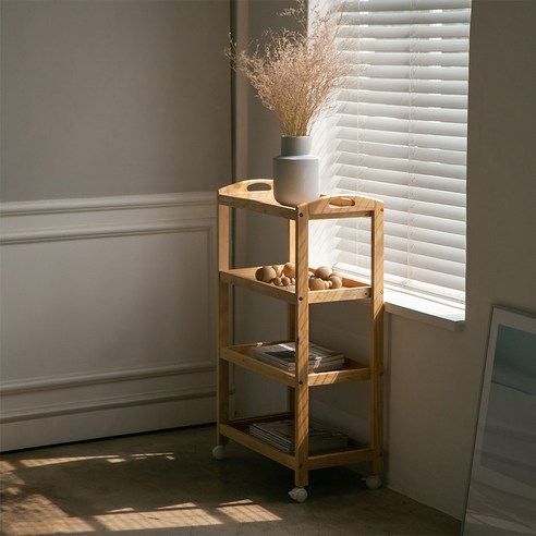 공간을 디자인하는 섬세한 조력자, 리빙숲 이동식 트롤리 4단