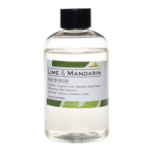 뒤나미스 디퓨저 리필, 4 라임바질 앤 만다린, 200ml