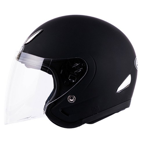 SST 체어맨 오토바이 전동 스쿠터 킥보드 헬멧, 체어맨 무광블랙